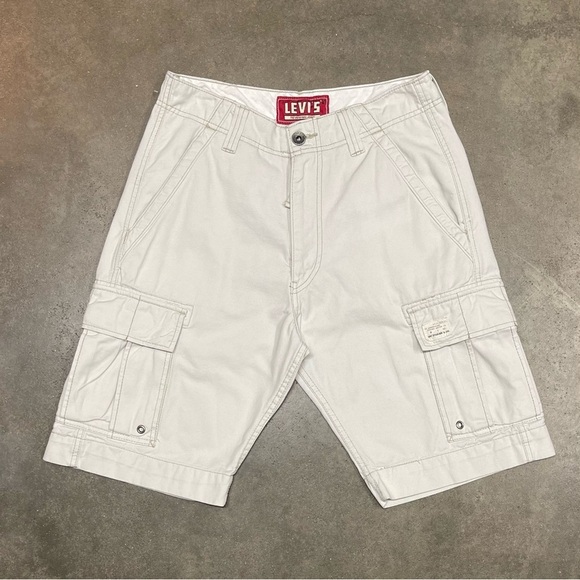 Vintage Y2K Levi's Faded Grunge Baggy Cargo Shorts - Picture 1 of 12